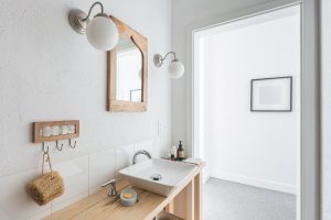 A modern bathroom design for small space