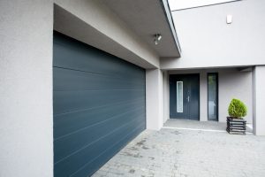 horizontal view of home with garage