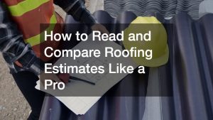 a roofer with a plan and estimate